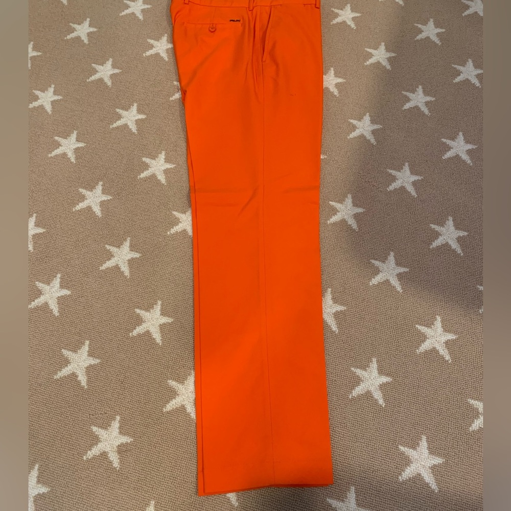 RLX RALPH LAUREN GOLF PANTS ORANGE RICKIE FOWLER 32x32
